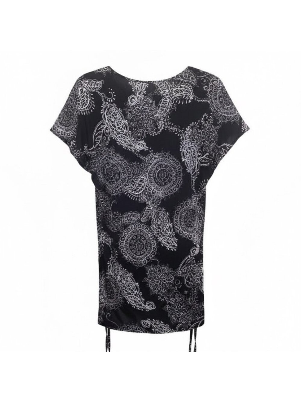 NWT Paisley Print Mini Dress – Black & White - Picture 2 of 5